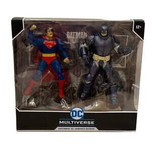 DC Multiverse Superman vs. Armored Batman 7” Action Figure McFarlane Toys